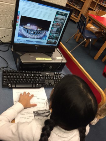 Small groups had to first research their architectural inspiration.